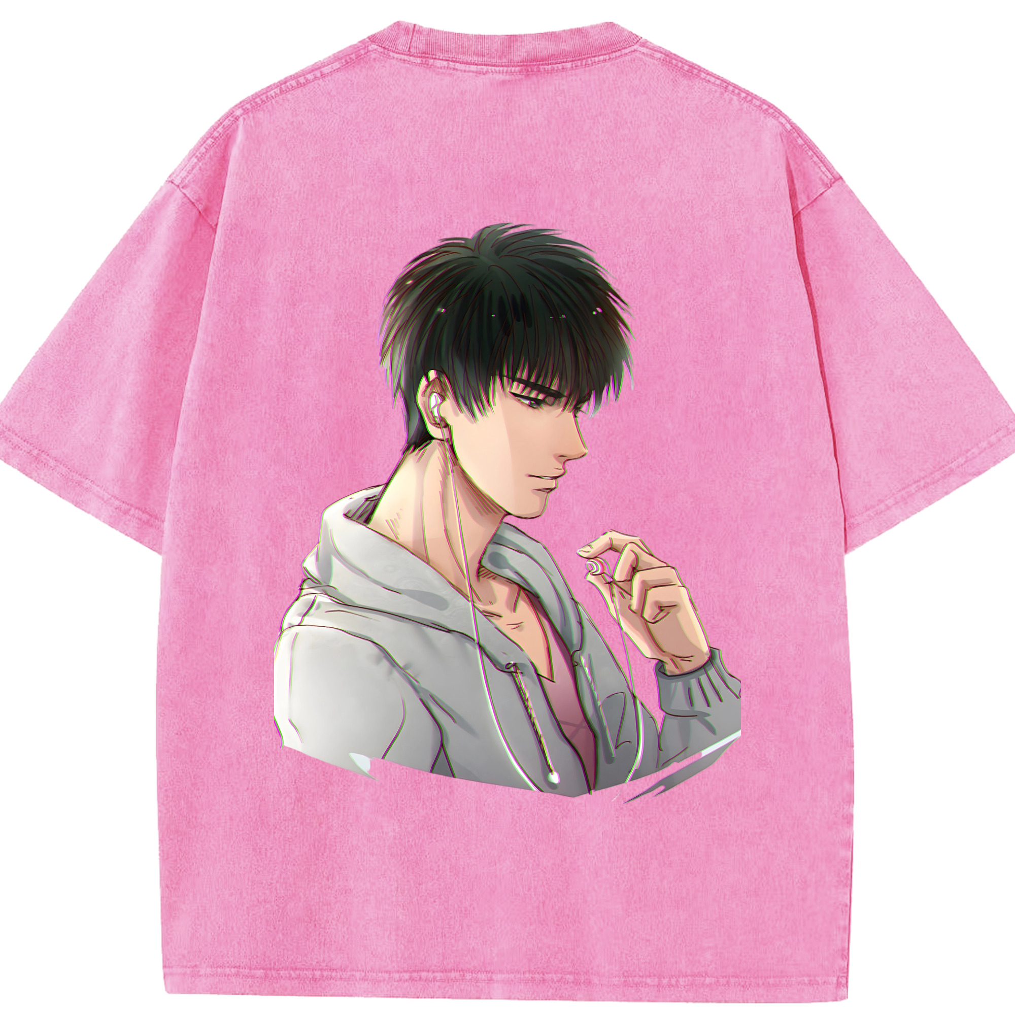 （画像用） SLAM DUNK／スラムダンク 綿100% ヴィンテージ風 半袖Tシャツ（背面プリント）